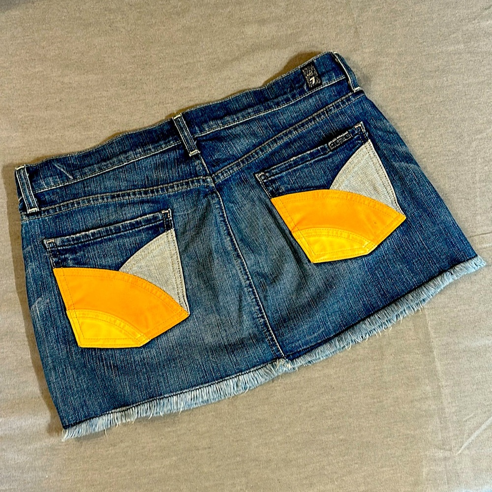7 For All Mankind | Sunset Honolulu Mini Skirt size 30